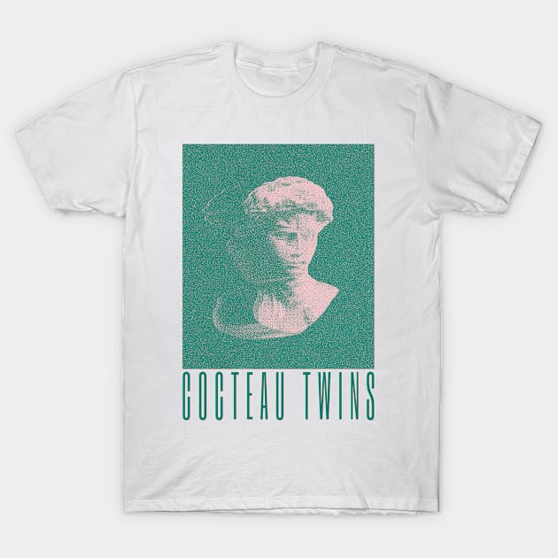 Original Cocteau Twins † 80s Style Fan Design T-Shirt by CultOfRomance